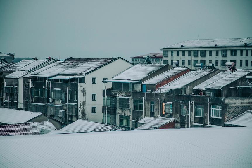 abandoned arctic mining town