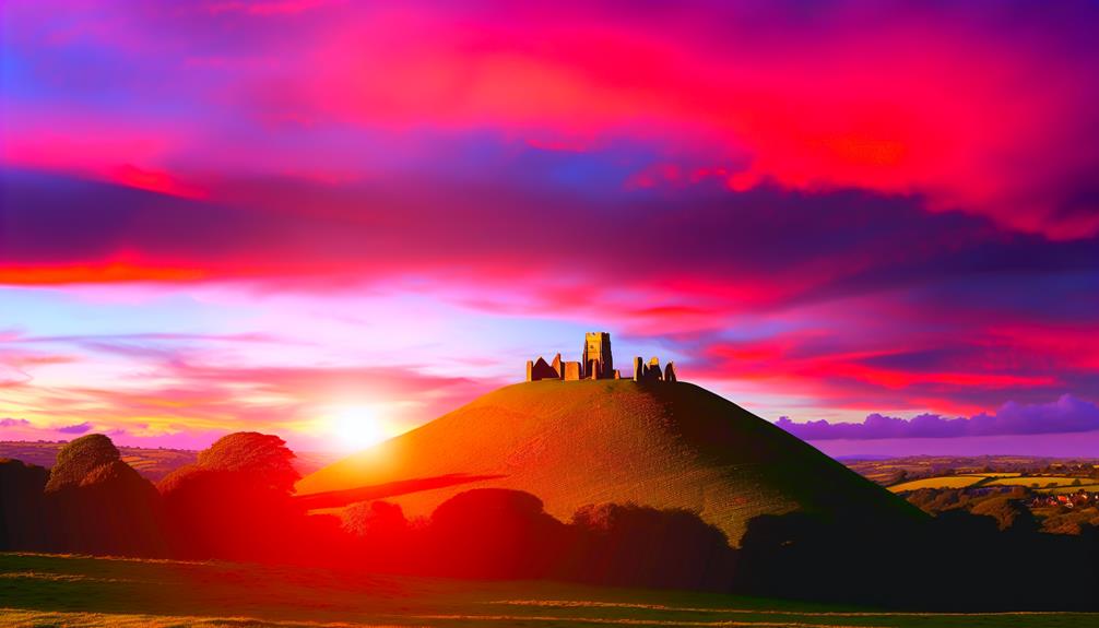 historic hilltop in england