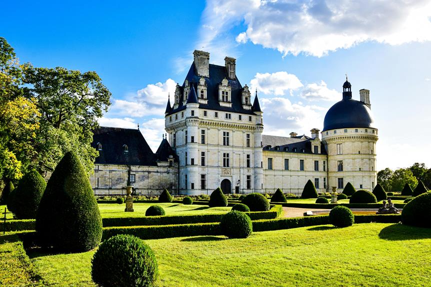 majestic castle in france