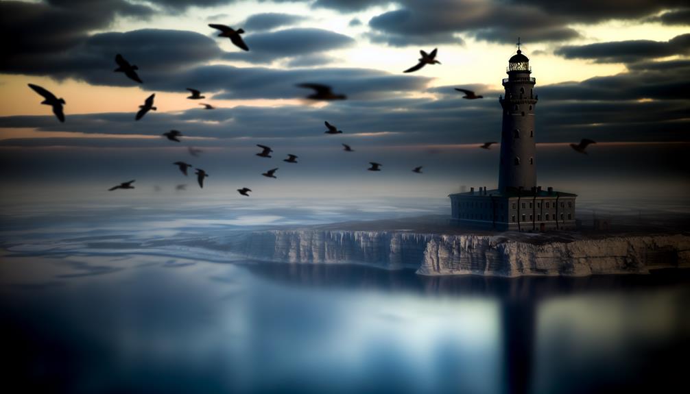 remote aniva lighthouse sakhalin